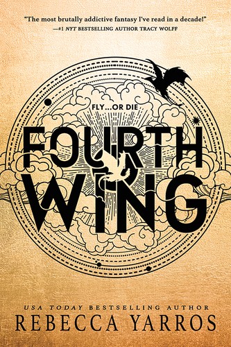 Fourth Wing cover artwork.