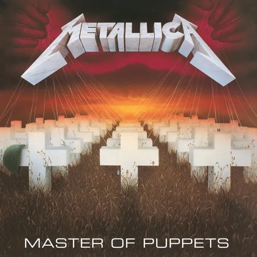 Master of Puppets by Metallica cover artwork.