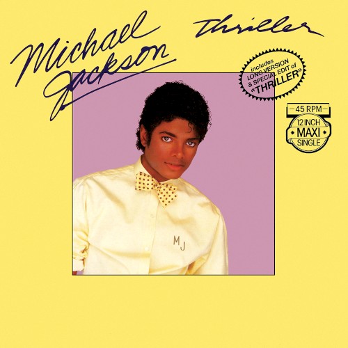 Thriller by Michael Jackson cover artwork.